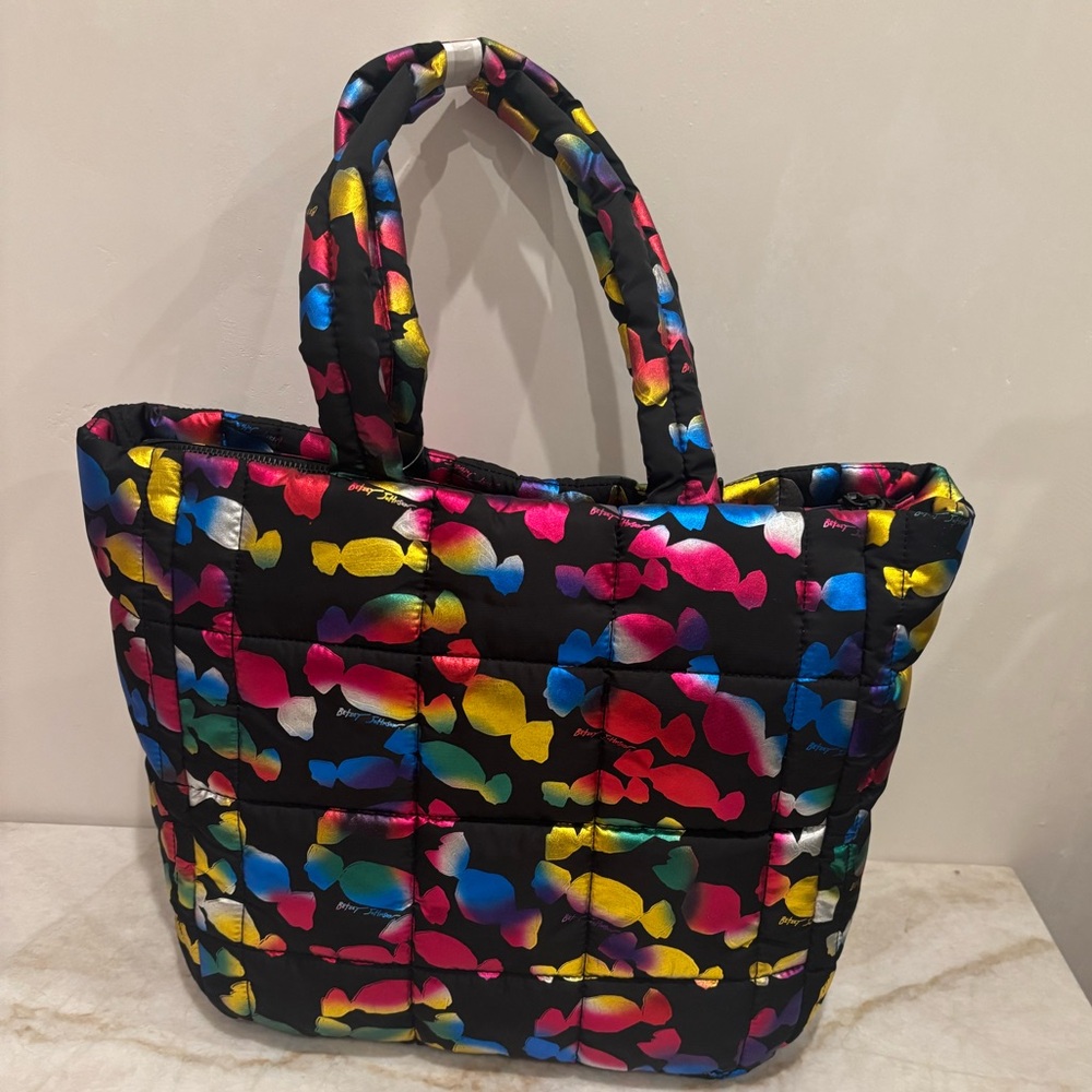 Betsey Johnson Multicolor Quilted Tote — New With Tags (NWT) - Picture 2 of 6